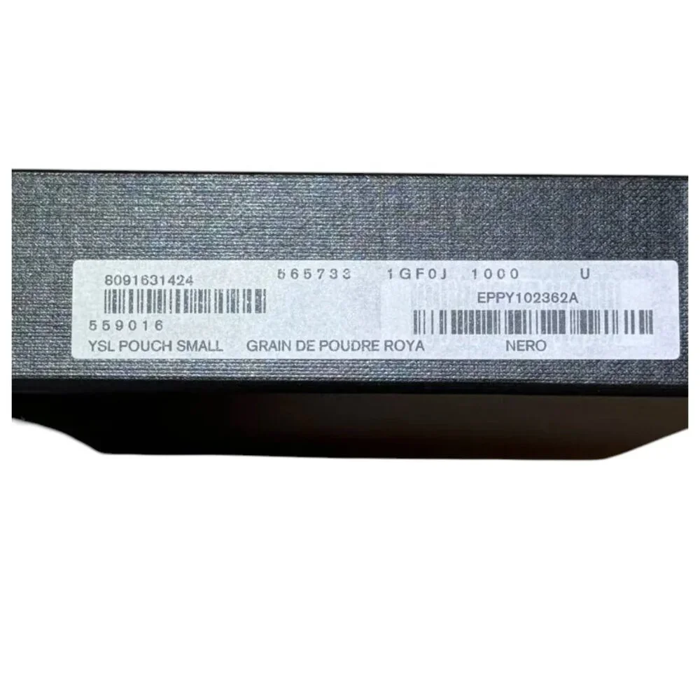 YSL Saint Laurent Uptown Small Monogram Grain de Poudre Pouch Bag - Picture 6 of 10